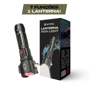 Lanterna Tática 7 em 1 IronLight® [ÚLTIMO DIA DE PROMOÇÃO E FRETE GRÁTIS]