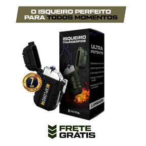 Isqueiro Elétrico ThunderFire  [PROMOÇÃO E FRETE GRÁTIS APENAS HOJE]