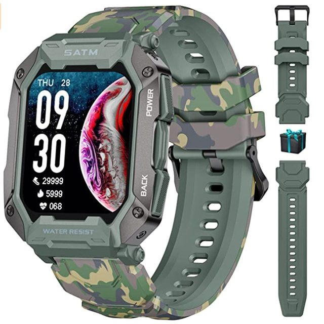 Smartwatch Militar A Prova D’Água 50M® [PROMOÇÃO E FRETE GRÁTIS APENAS HOJE]