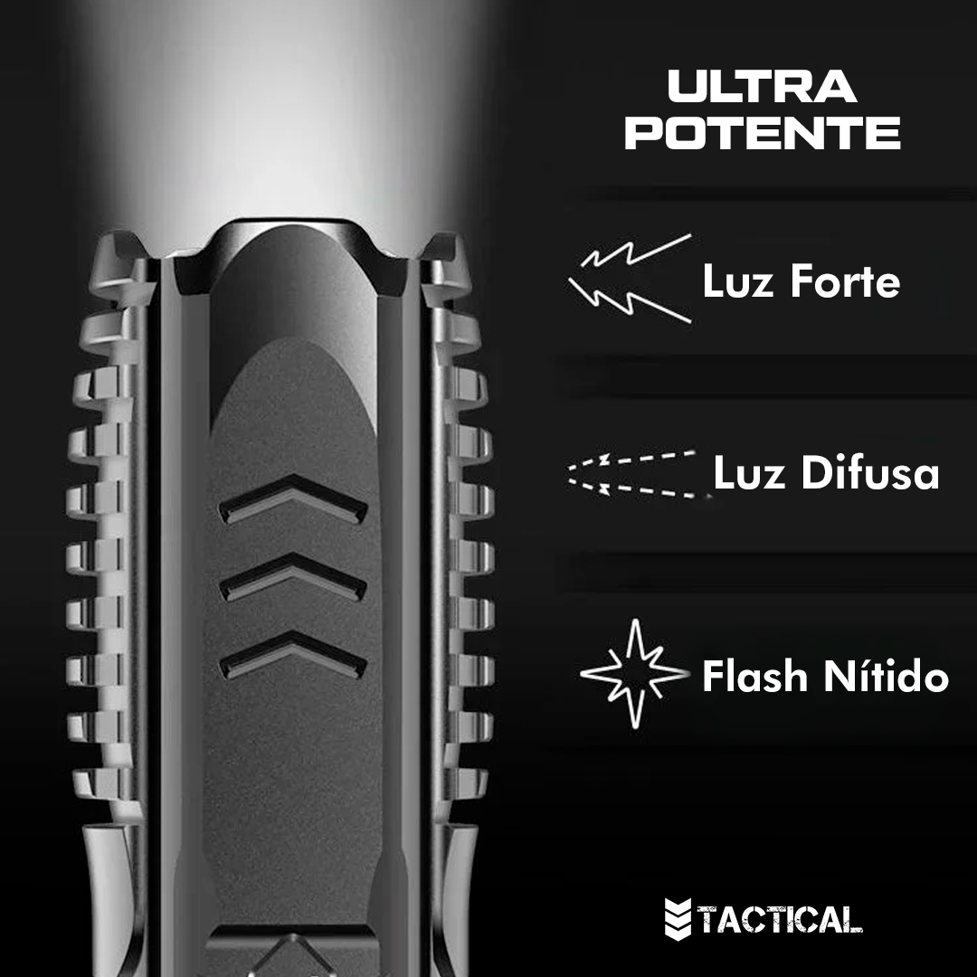 Lanterna Tática Portátil Indestrutível Stark Ligth®