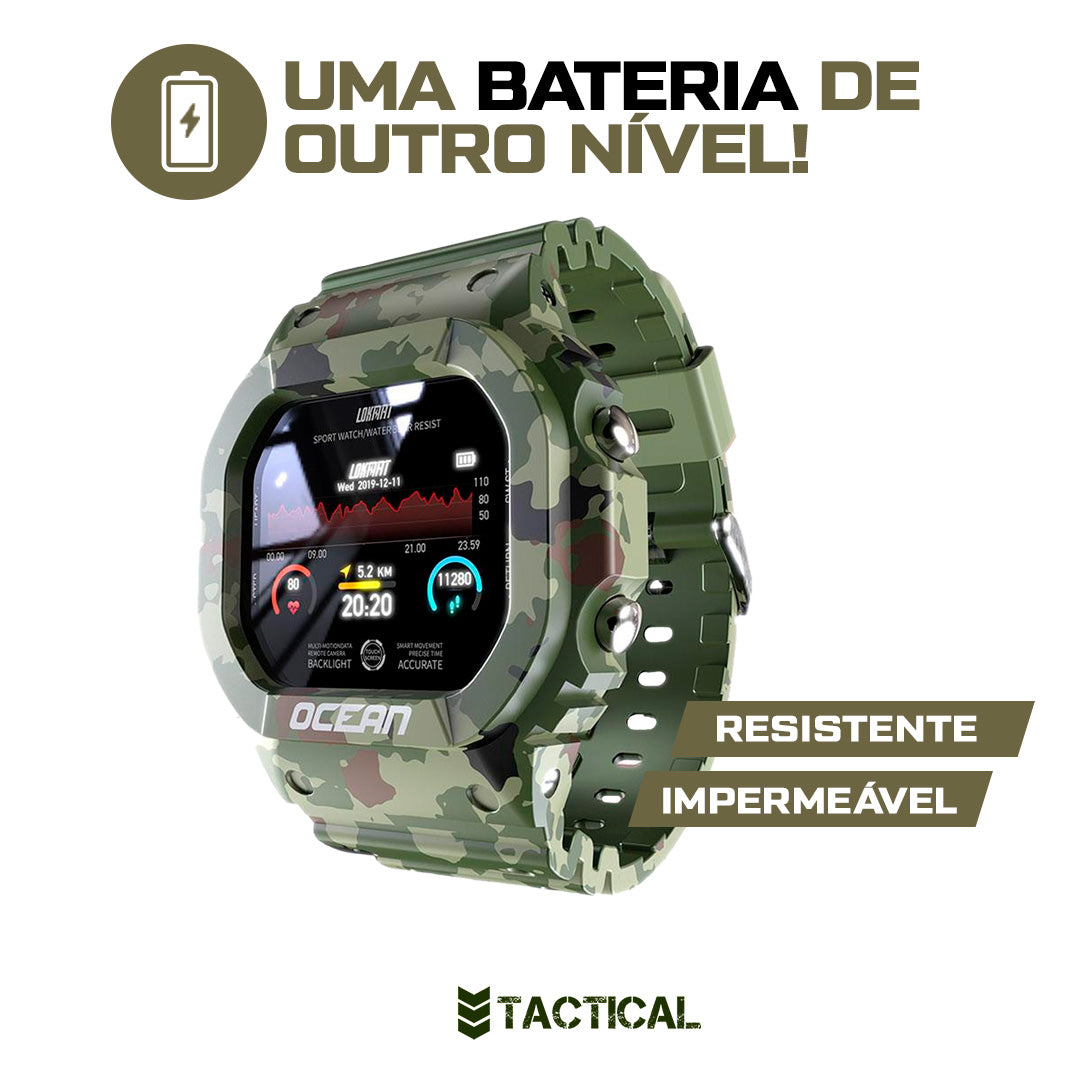 Smartwatch Tático Militar 7S® [PROMOÇÃO E FRETE GRÁTIS APENAS HOJE]