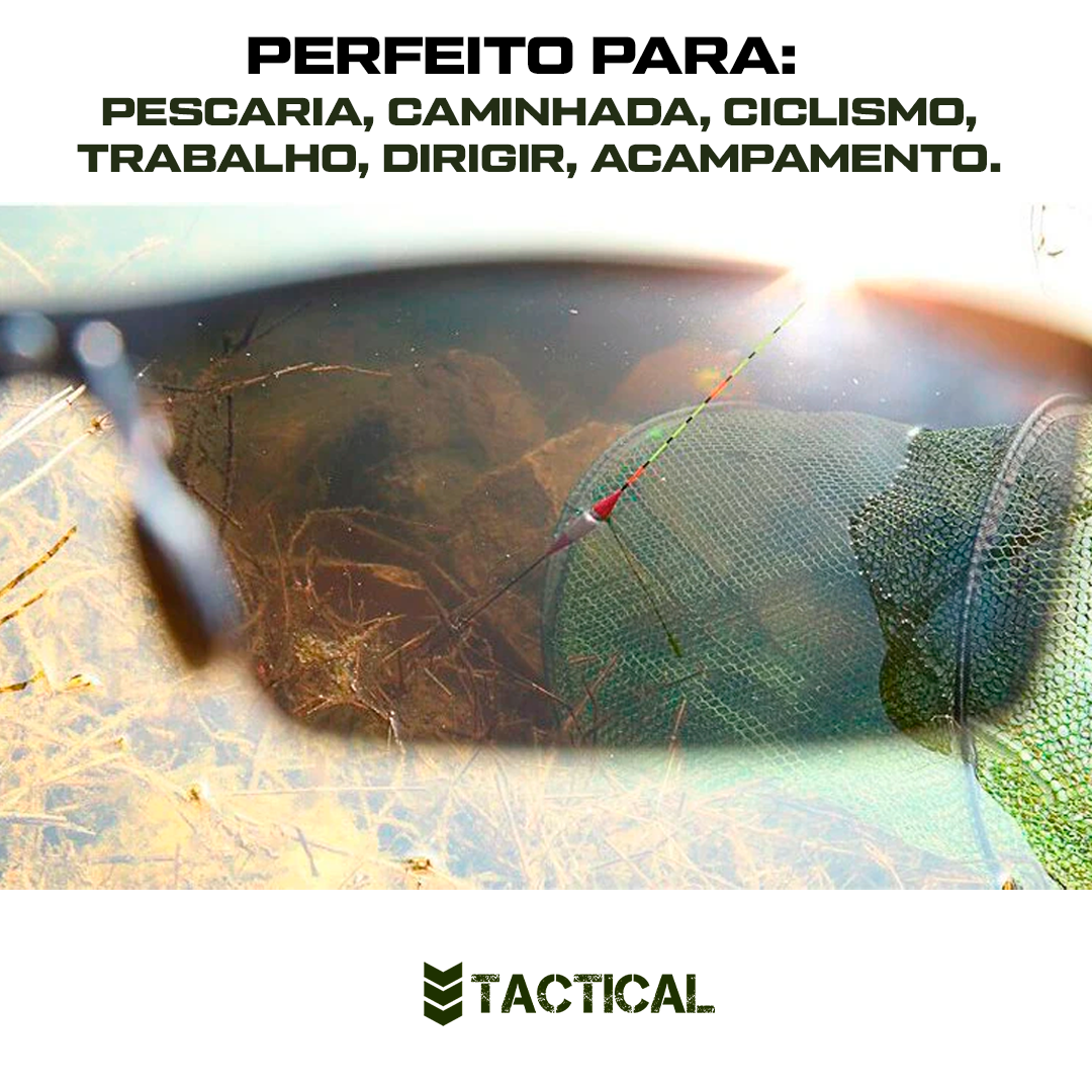 Óculos Polarizado Vision Tactical® [PROMOÇÃO E FRETE GRÁTIS APENAS HOJE]