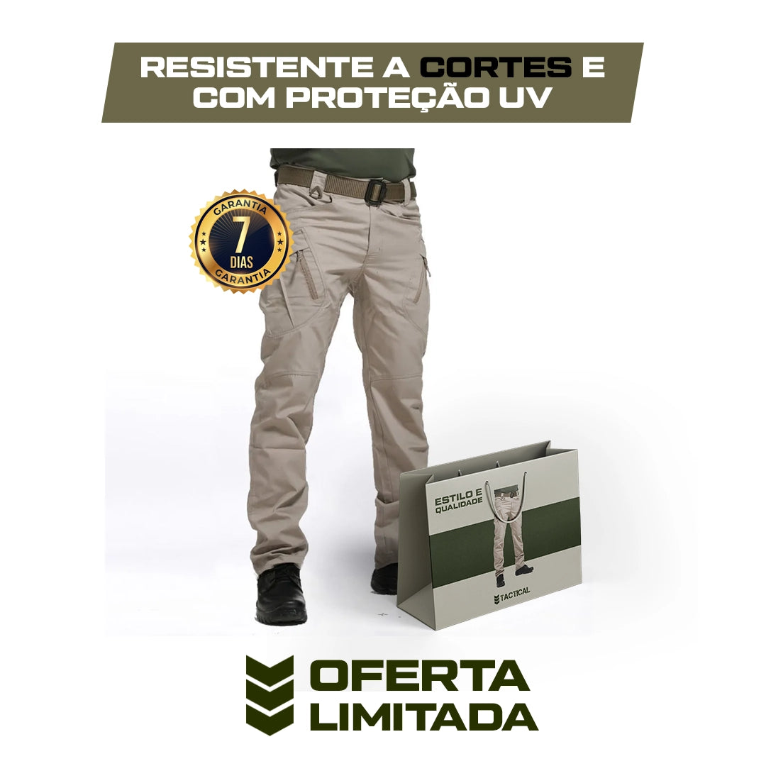 Calça Militar Tática Resistente e Impermeável [FRETE GRÁTIS APENAS ESSA SEMANA]