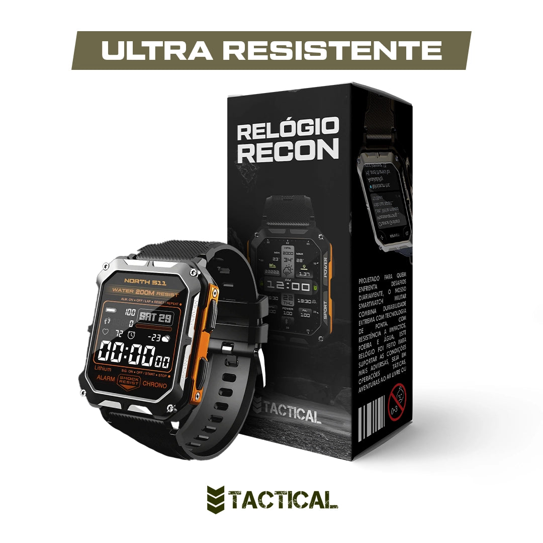 Smartwatch Indestrutível a Prova D`Água Recon Watch® [ÚLTIMO DIA DE PROMOÇÃO E FRETE GRÁTIS]