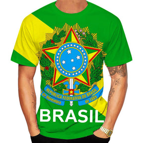 3 Camisetas Brasil Ordem e Progresso