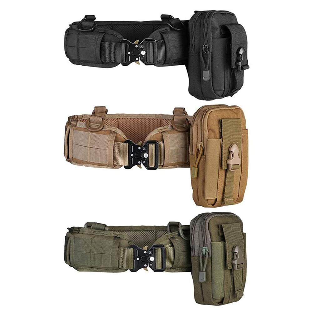 Cinto Coyote Acolchoado Militar + Molle Tático Brinde!