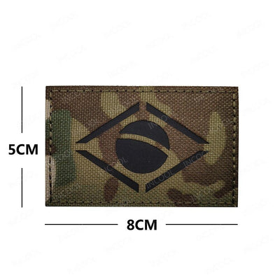 Emblema Reflexivo Velcro Adesivo - TacticalPlaceOficial